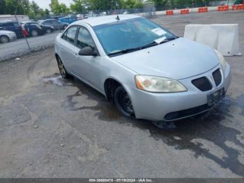  Salvage Pontiac G6