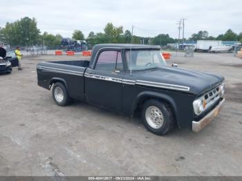  Salvage Dodge Pickup