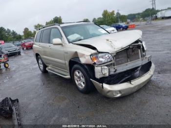  Salvage Toyota Highlander