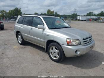  Salvage Toyota Highlander