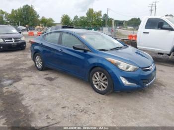  Salvage Hyundai ELANTRA