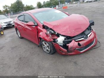  Salvage Hyundai ELANTRA