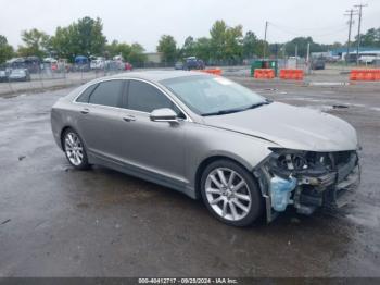  Salvage Lincoln MKZ