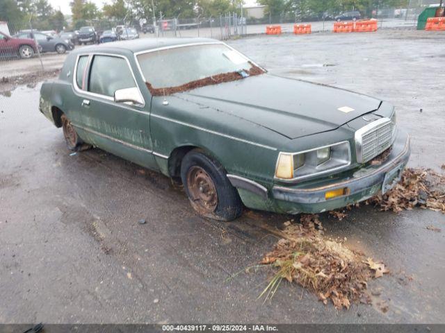  Salvage Mercury Cougar