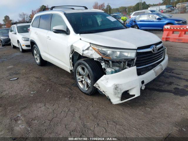  Salvage Toyota Highlander