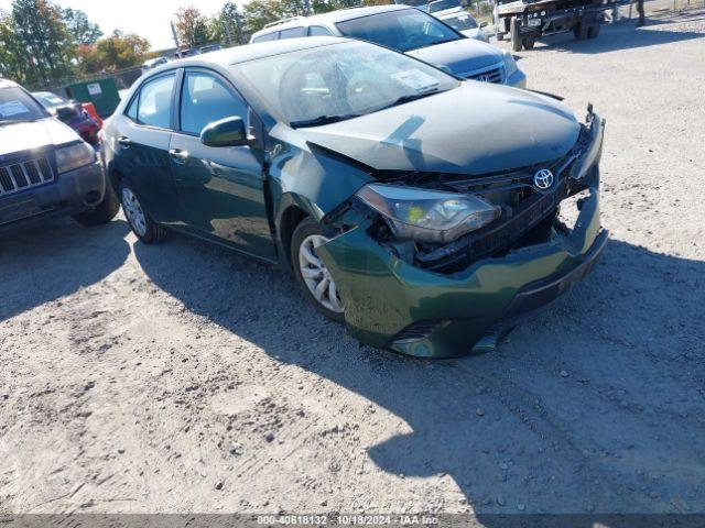  Salvage Toyota Corolla