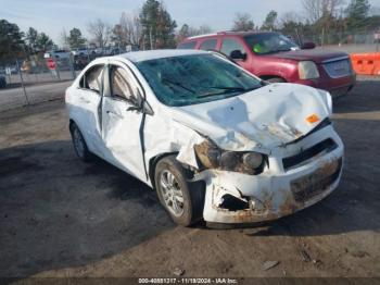  Salvage Chevrolet Sonic