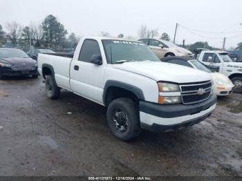  Salvage Chevrolet Silverado 2500