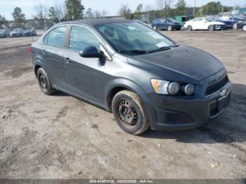  Salvage Chevrolet Sonic