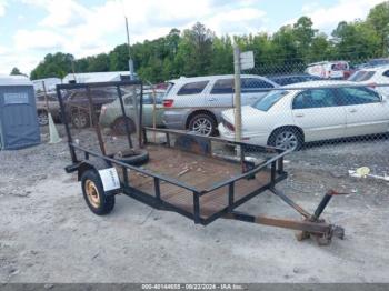  Salvage Flatbed Trailer