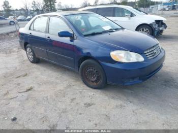  Salvage Toyota Corolla