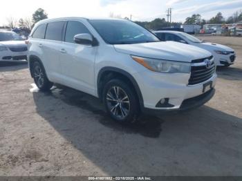  Salvage Toyota Highlander