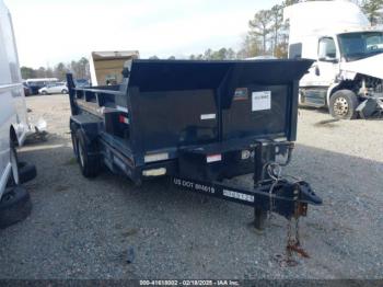  Salvage Sure Trac Dump Trailer