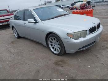  Salvage BMW 7 Series