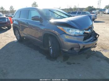  Salvage Toyota Highlander