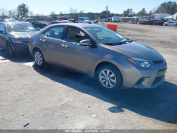  Salvage Toyota Corolla