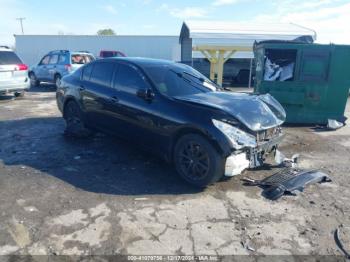  Salvage INFINITI G37x
