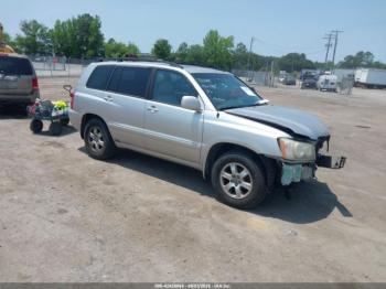  Salvage Toyota Highlander