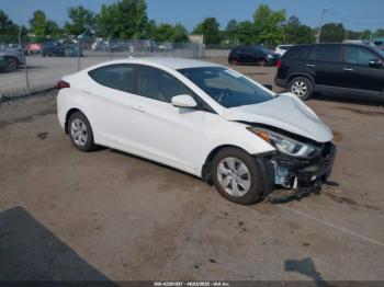  Salvage Hyundai ELANTRA
