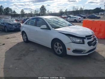  Salvage Chevrolet Cruze