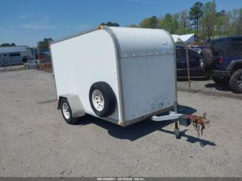  Salvage Utility Single Axle Enclosed