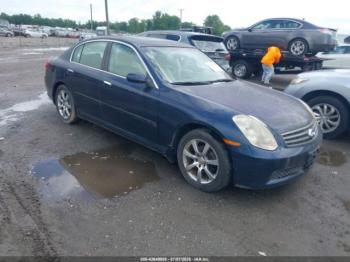  Salvage INFINITI G35x