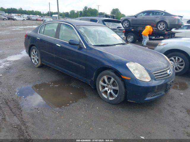  Salvage INFINITI G35x