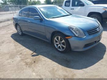  Salvage INFINITI G35x