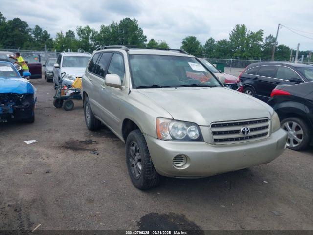  Salvage Toyota Highlander