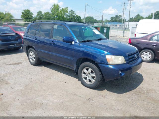 Salvage Toyota Highlander