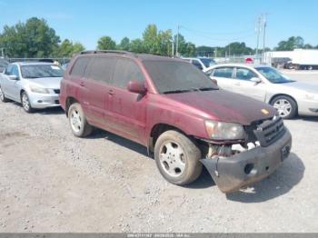  Salvage Toyota Highlander
