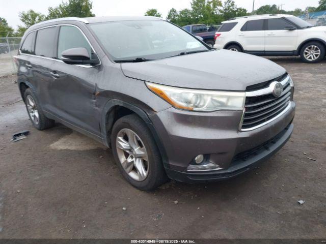  Salvage Toyota Highlander