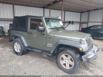  Salvage Jeep Wrangler