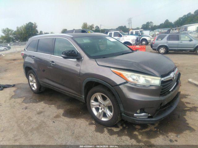  Salvage Toyota Highlander