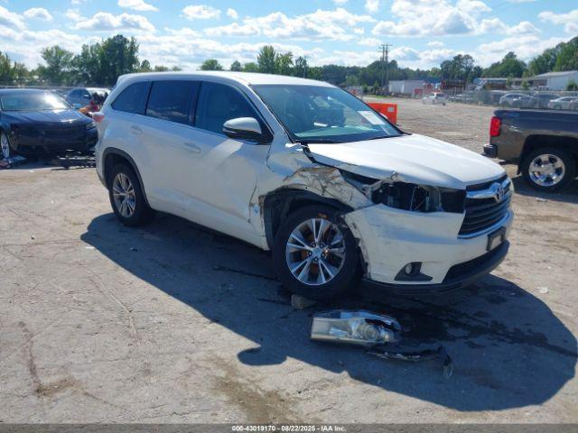  Salvage Toyota Highlander