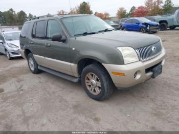  Salvage Mercury Mountaineer