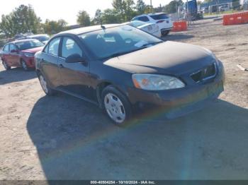  Salvage Pontiac G6