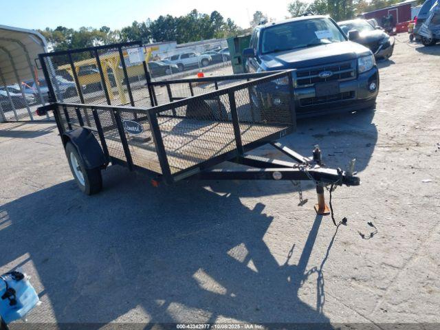  Salvage Leonard Aluminum Utility Trailer 10 S