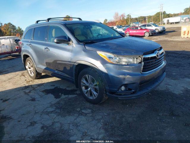  Salvage Toyota Highlander