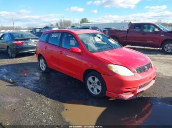  Salvage Toyota Matrix