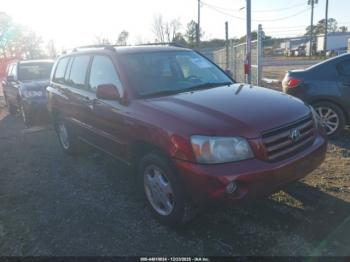  Salvage Toyota Highlander