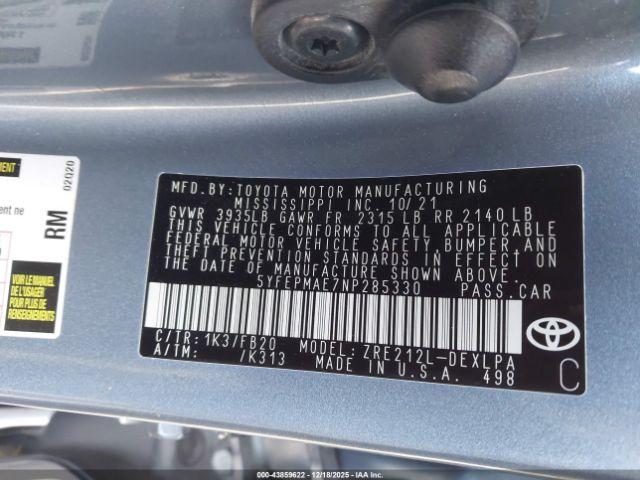 Toyota Corolla Le Image 2