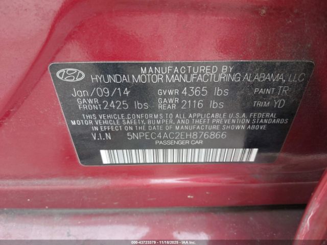 Hyundai SONATA Limited Image 3