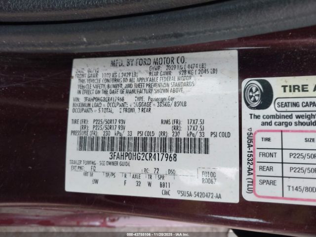 Ford Fusion Se Image 9