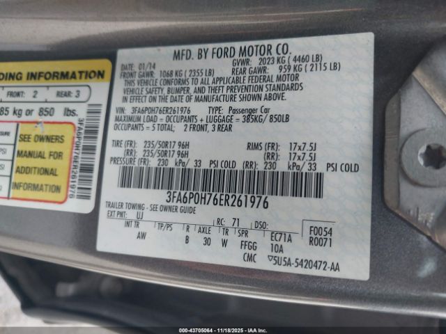 Ford Fusion Se Image 6