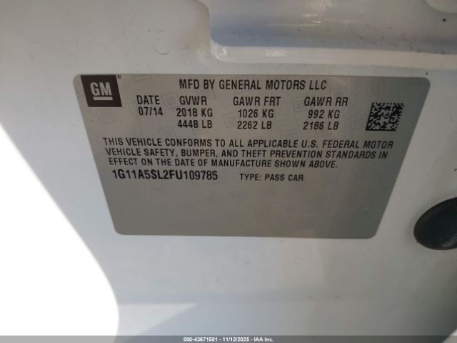 Chevrolet Malibu 1fl Image 6