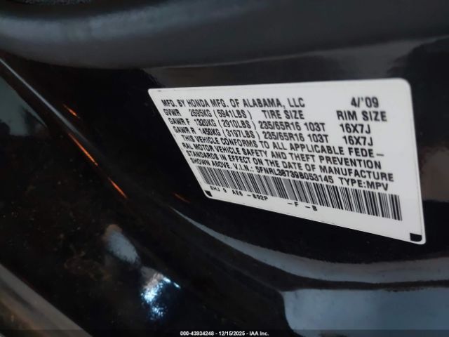 Honda Odyssey Ex-l Image 9