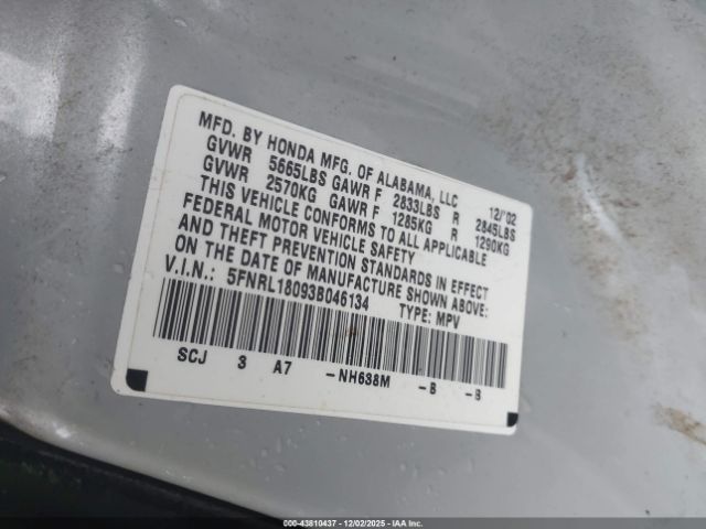 Honda Odyssey Ex-l Image 3