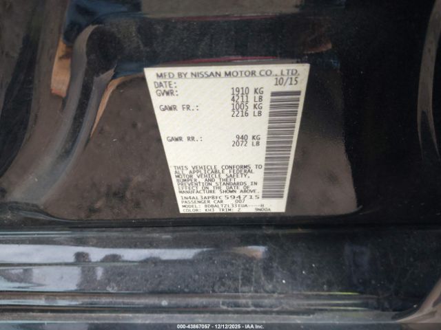 Nissan Altima 2.5 Sl Image 5