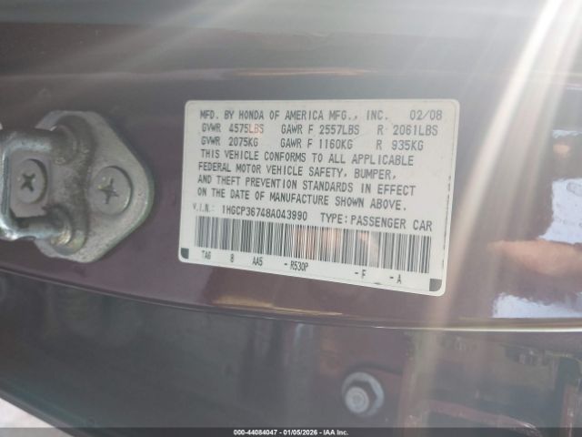 Honda Accord 3.5 Ex Image 8